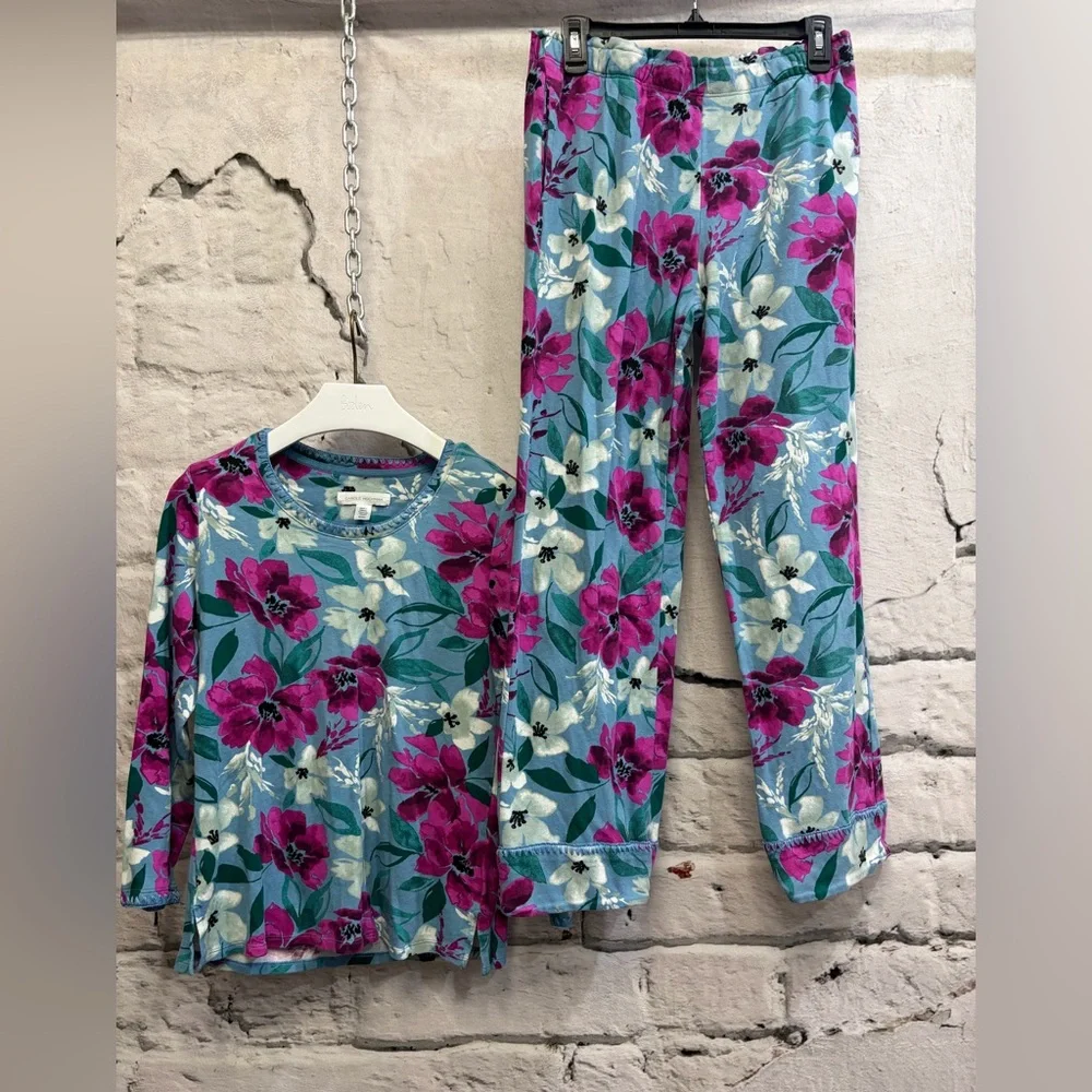 Carole Hochman Midnight Women's 2-Piece Cotton‎ PJ Set, New